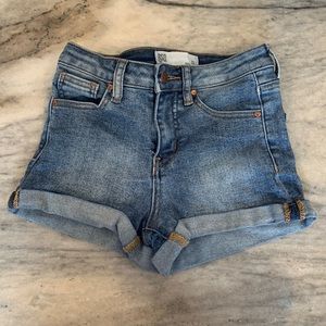 RSQ jean shorts. perfect condition. high rise.
